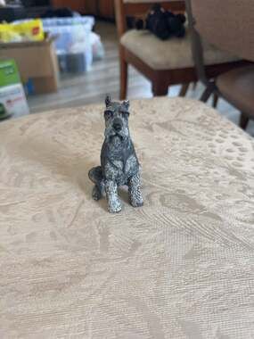 Schleich Schnauzer Dog Figurine
